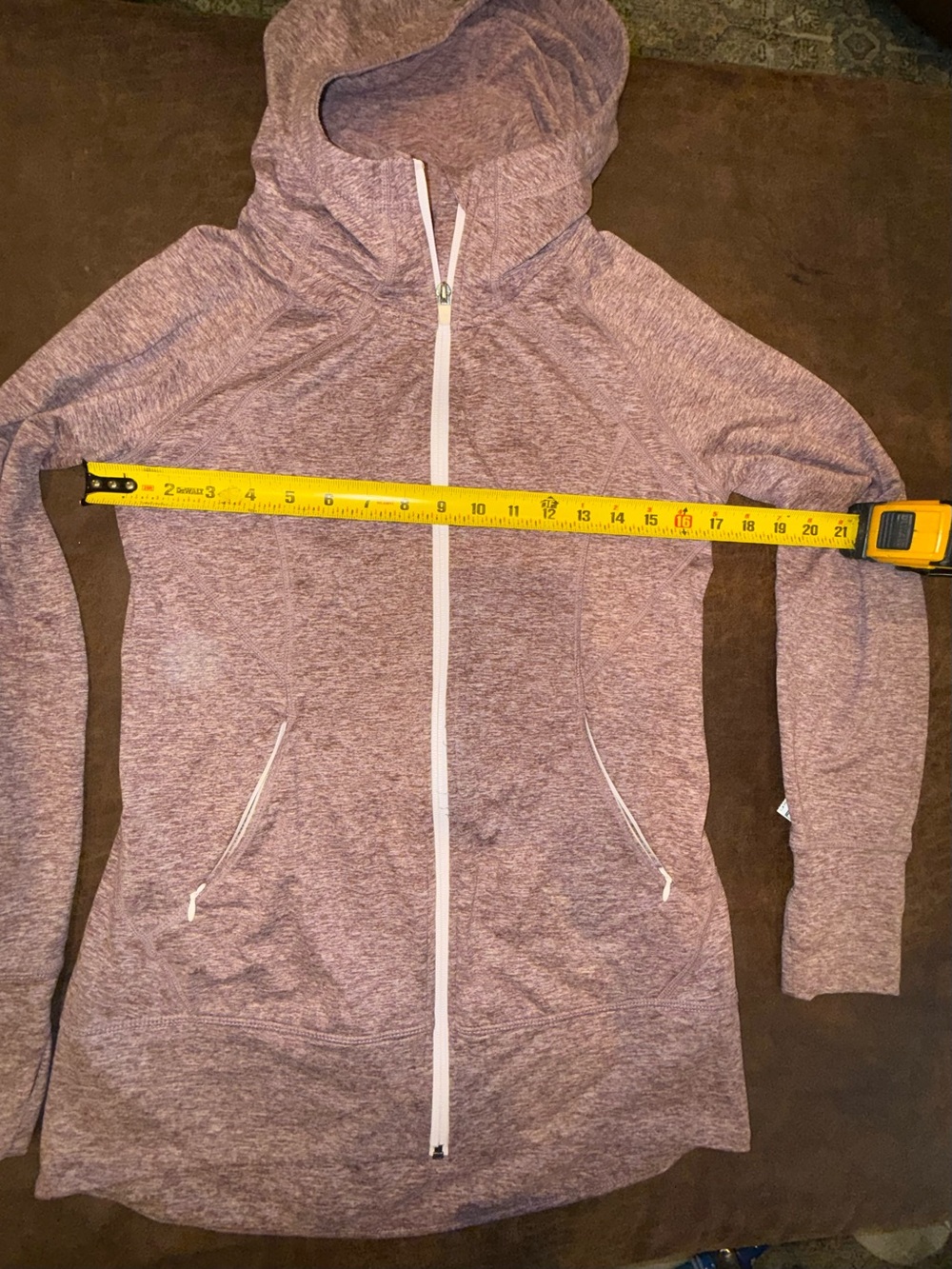 Eddie Bauer Womens Zip Up Hoodie Size M Sweatshirt Jacket Pockets Pink Gorpcore - Picture 4 of 10